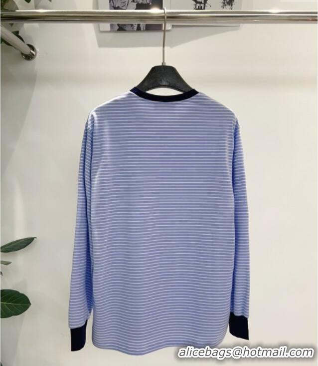 Market Sells Miu Miu Cotton T-Shirt MM111431 Blue 2025