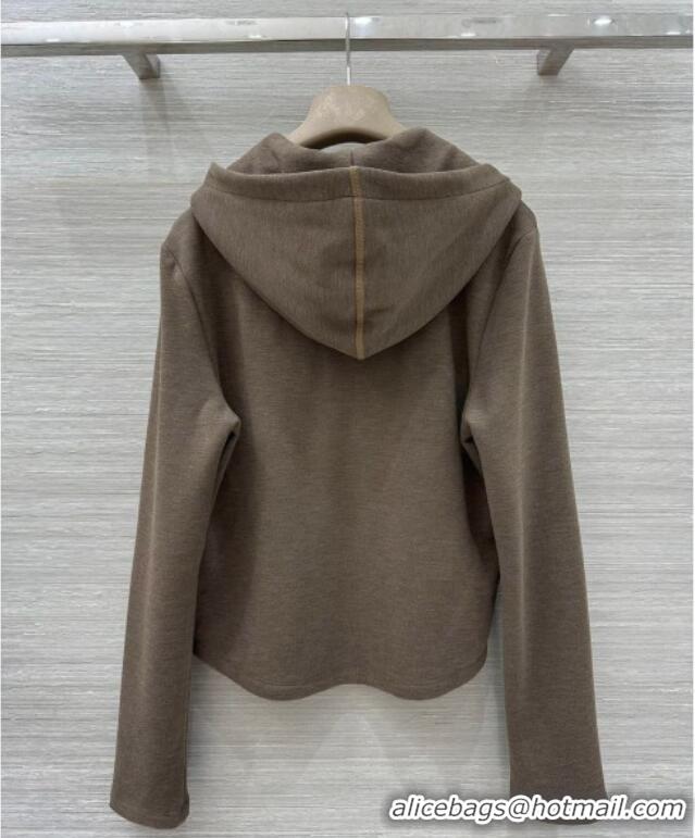 Luxury Cheap Miu Miu Polo Shirt and Pants Set MM111439 Khaki 2025