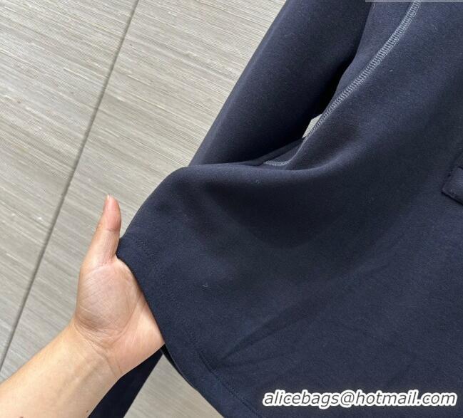 Fashion Discount Miu Miu Polo Shirt and Pants Set MM111439 Blue 2025