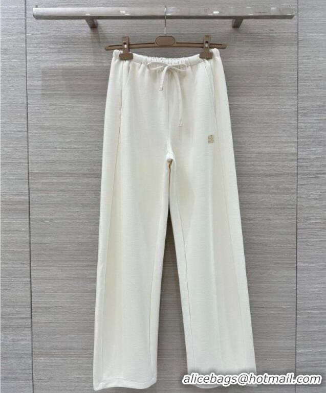 ​Luxury Classic Miu Miu Pants MM111440 White 2025