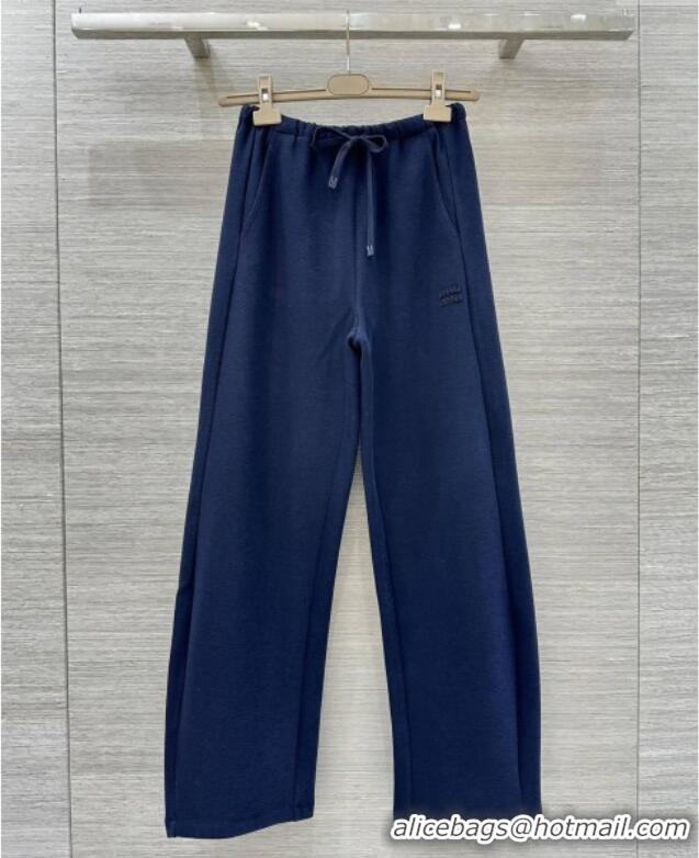 New Release Creation Miu Miu Pants MM111440 Blue 2025