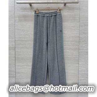​Famous Brand Miu Miu Pants MM111441 Grey 2025