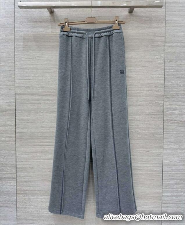 ​Famous Brand Miu Miu Pants MM111441 Grey 2025