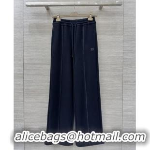 Original Cheap Miu Miu Pants MM111441 Blue 2025