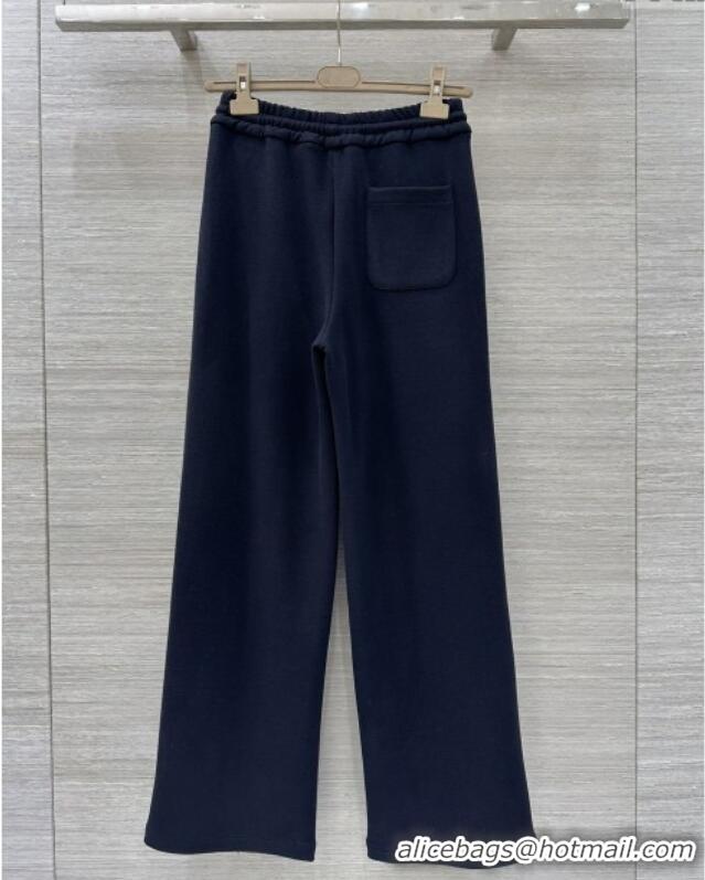 Original Cheap Miu Miu Pants MM111441 Blue 2025