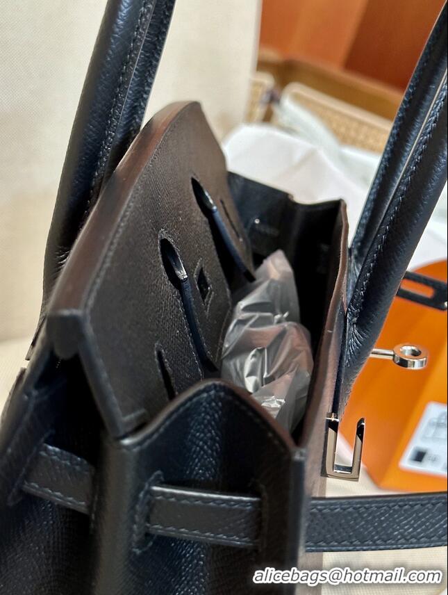 Promotional Discount Hermes Birkin 25 Bag Epsom Leather HB25 Black/Silver