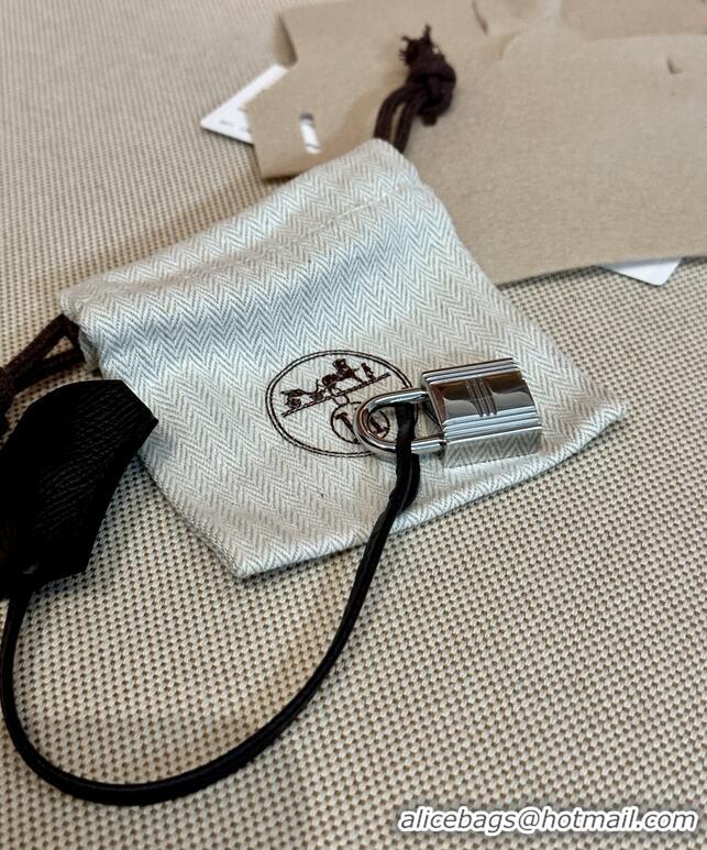 Promotional Discount Hermes Birkin 25 Bag Epsom Leather HB25 Black/Silver