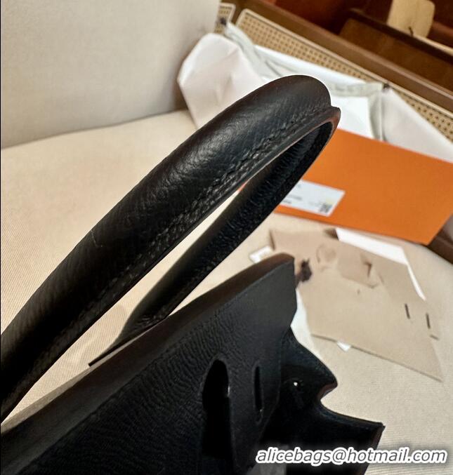 Promotional Discount Hermes Birkin 25 Bag Epsom Leather HB25 Black/Silver