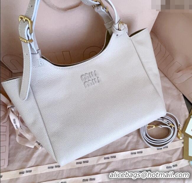 Top Design Miu Miu Leather handbag Water 5BA304 Lily Pink 2025