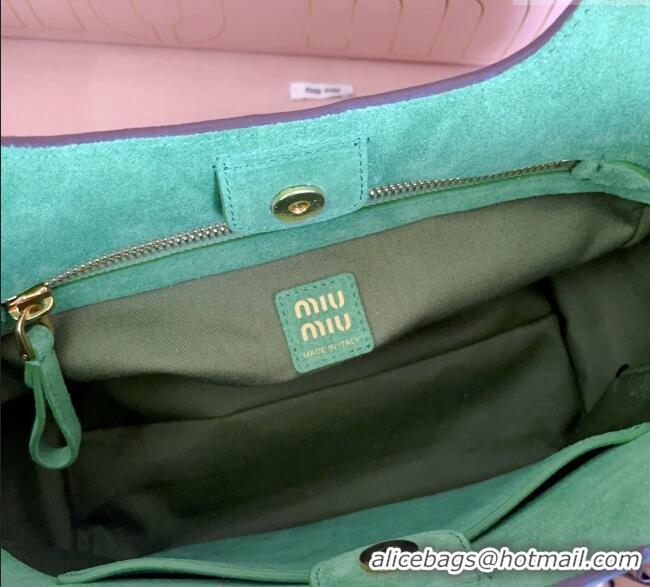 Famous Brand Miu Miu Leather handbag 5BA304 Caramel Brown 2025