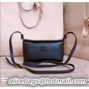 Best Price Miu Miu Leather Pouch Mini bag 5NF462 Dark Brown 2025