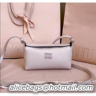 Best Product Miu Miu Leather Pouch Mini bag Water 5NF462 Lily Pink 2025