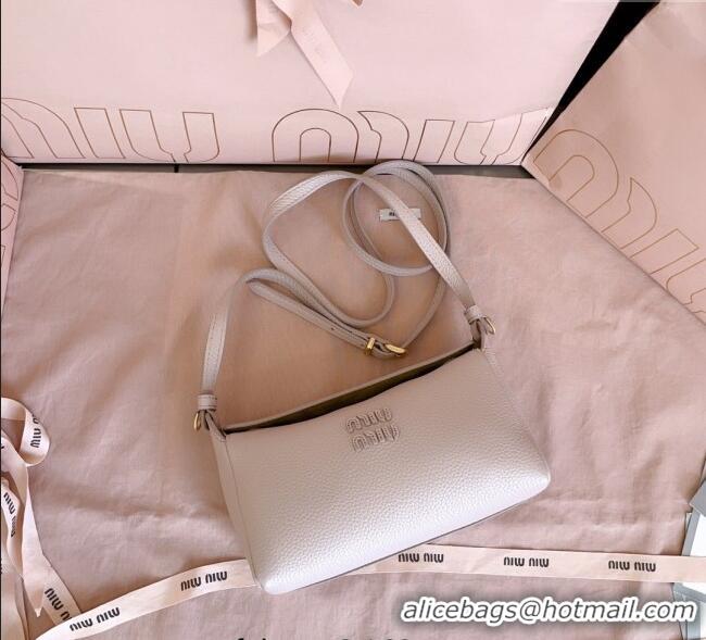Best Product Miu Miu Leather Pouch Mini bag Water 5NF462 Lily Pink 2025