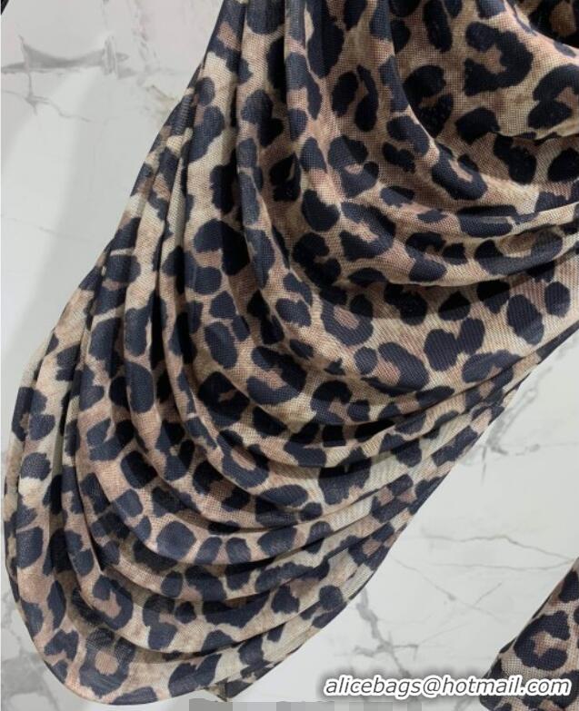 Buy Discount Saint Laurent Leopard Print Dress Y0904 2025