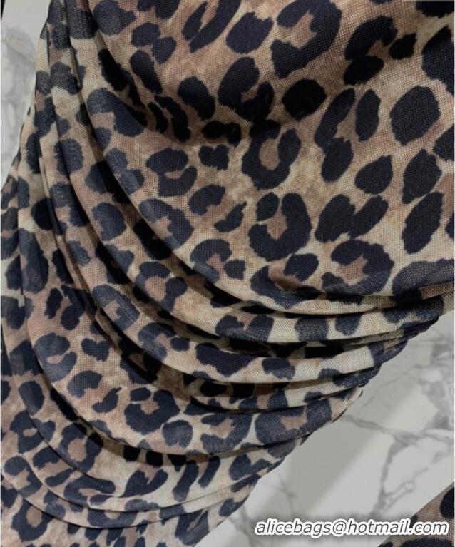 Buy Discount Saint Laurent Leopard Print Dress Y0904 2025