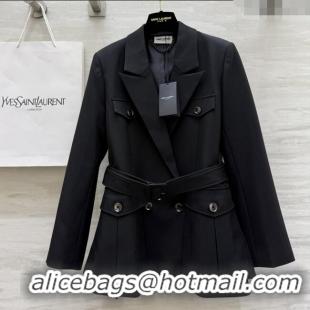 Unique Inexpensive Saint Laurent Jacket S91924 Black 2025