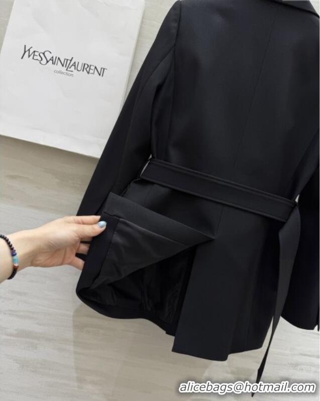 Unique Inexpensive Saint Laurent Jacket S91924 Black 2025