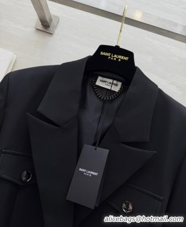 Unique Inexpensive Saint Laurent Jacket S91924 Black 2025