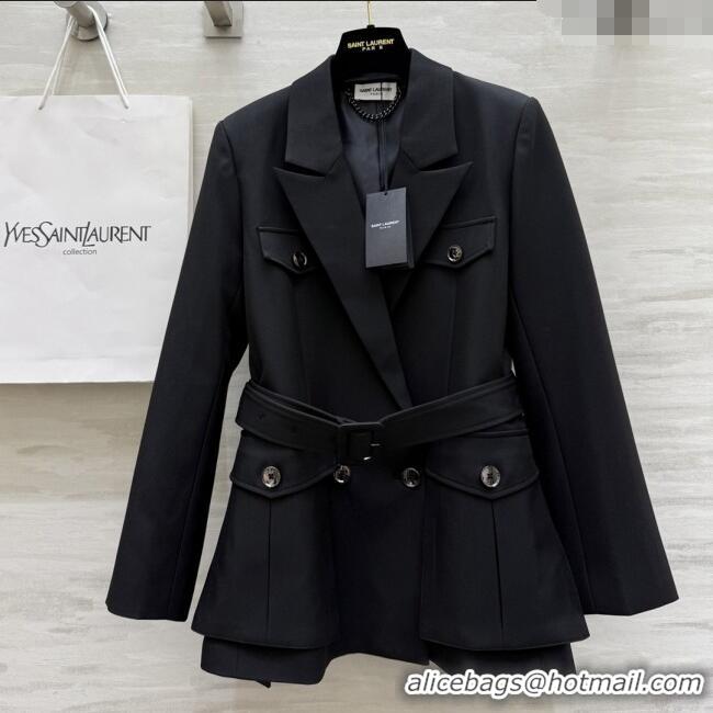 Unique Inexpensive Saint Laurent Jacket S91924 Black 2025