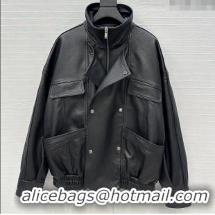 Good Product Saint Laurent Sheepskin Jacket SLP92504 Black 2025