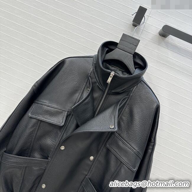 Good Product Saint Laurent Sheepskin Jacket SLP92504 Black 2025