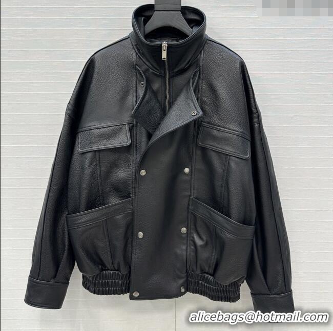 Good Product Saint Laurent Sheepskin Jacket SLP92504 Black 2025