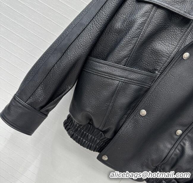 Good Product Saint Laurent Sheepskin Jacket SLP92504 Black 2025