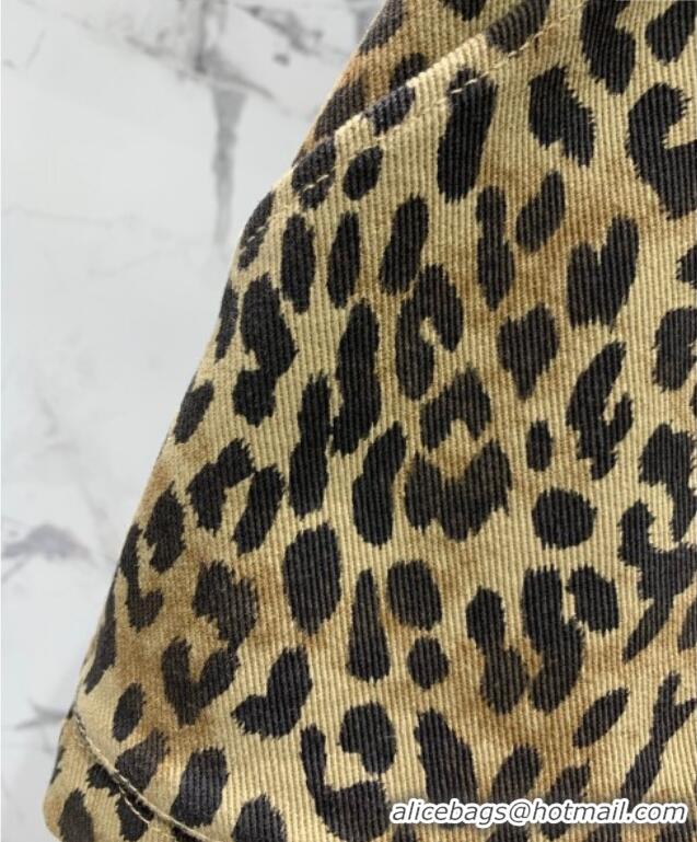 Market Sells Saint Laurent Leopard Print Mini Skirt Y1015 2025