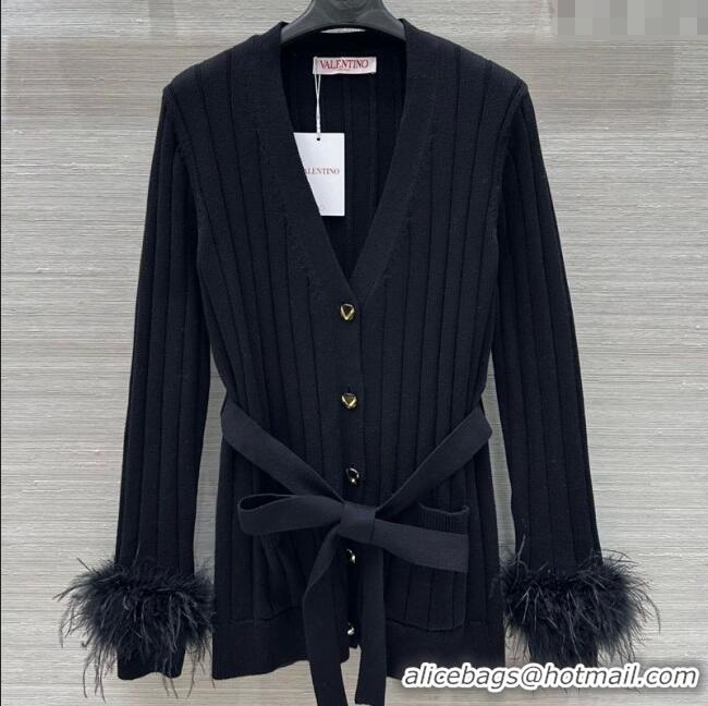 Trendy Design Valentino Wool Cardigan 0814 Black 2025