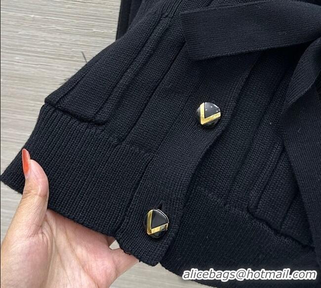 Trendy Design Valentino Wool Cardigan 0814 Black 2025