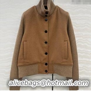 Super Quality Loro Piana LP Wool Cashmerer Blend Jacket 0812 Brown 2025