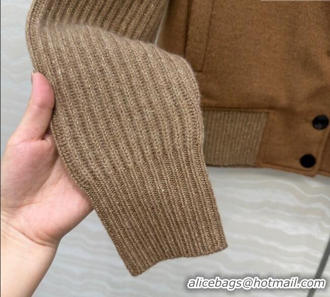 Super Quality Loro Piana LP Wool Cashmerer Blend Jacket 0812 Brown 2025