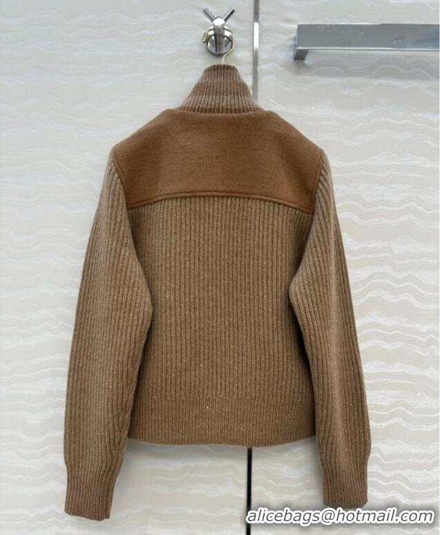 Super Quality Loro Piana LP Wool Cashmerer Blend Jacket 0812 Brown 2025