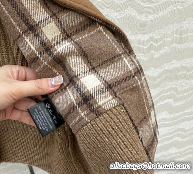 Super Quality Loro Piana LP Wool Cashmerer Blend Jacket 0812 Brown 2025