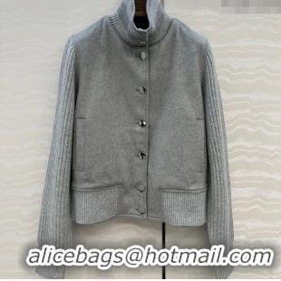 Super Quality Loro Piana LP Wool Cashmerer Blend Jacket 0812 Grey 2025