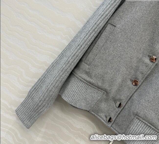 Super Quality Loro Piana LP Wool Cashmerer Blend Jacket 0812 Grey 2025