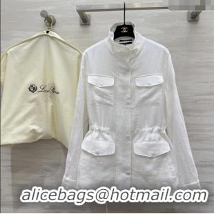Promotional Loro Piana Linen Jacket L090206 White 2025