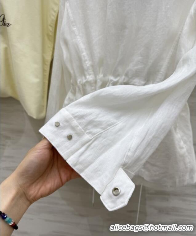 Promotional Loro Piana Linen Jacket L090206 White 2025