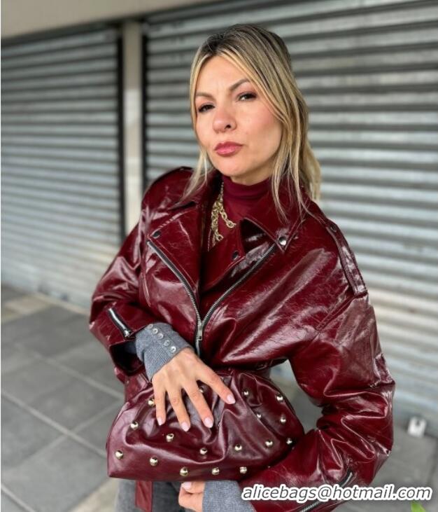 Super Quality Loro Piana Leather Jacket LP92526 Deep Red 2025