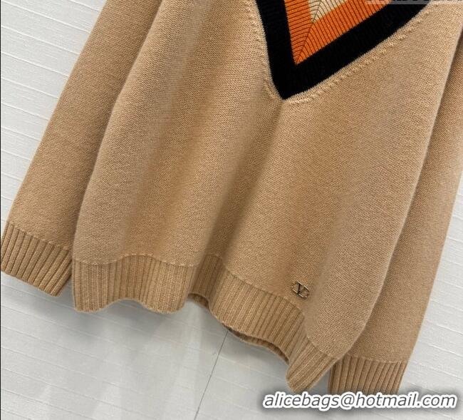 Best Price Valentino V Cashmere Sweater 1014 Beige 2025