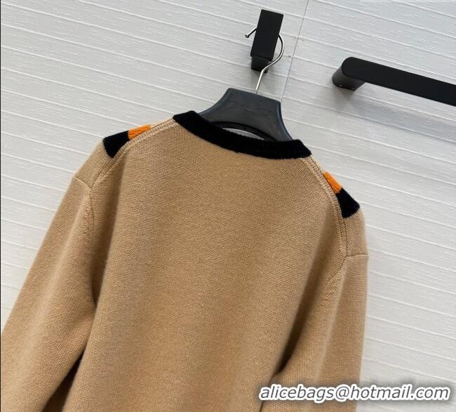 Best Price Valentino V Cashmere Sweater 1014 Beige 2025