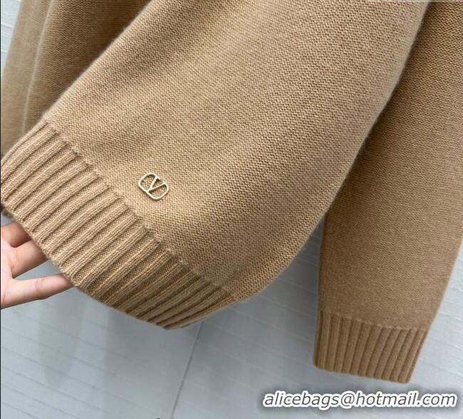 Best Price Valentino V Cashmere Sweater 1014 Beige 2025