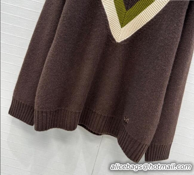 Classic Specials Valentino V Cashmere Sweater 1014 Brown 2025