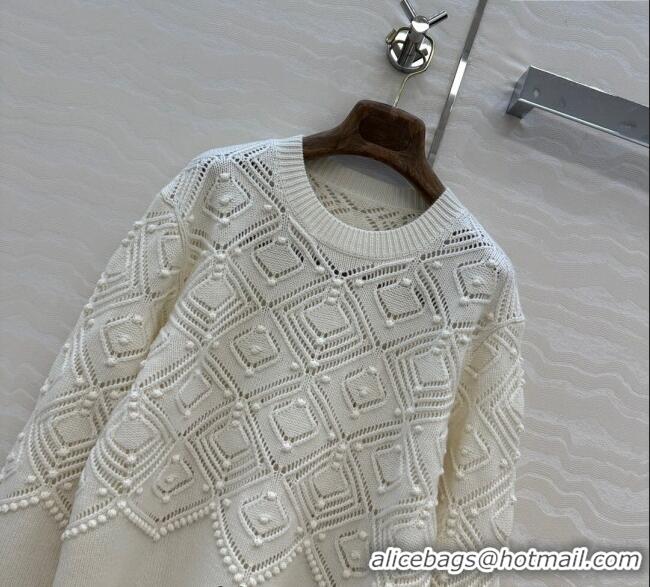 Reasonable Price Loro Piana Cashmere Sweater LP110602 White 2025
