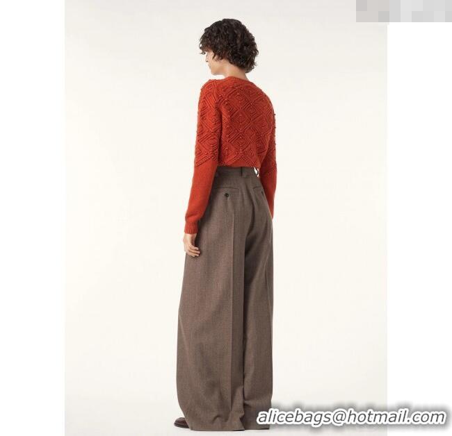 Well Crafted Loro Piana Cashmere Sweater LP110602 Orange 2025