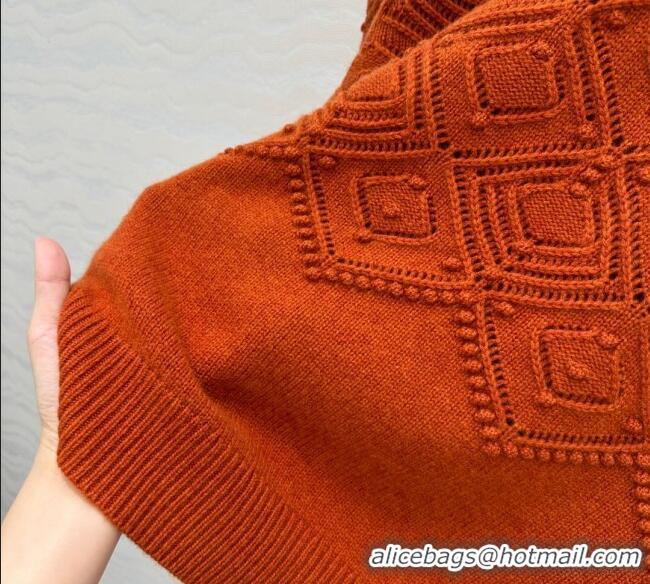 Well Crafted Loro Piana Cashmere Sweater LP110602 Orange 2025