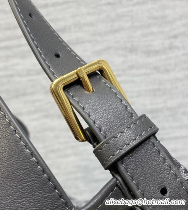 Well Crafted Dior Small D-Journey Hobo Bag in Grey Denim Oblique Jacquard S2866 2025