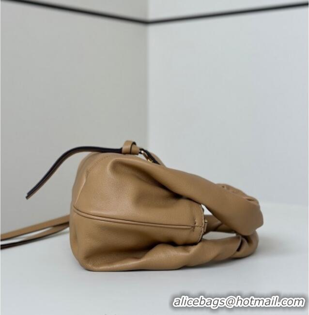 Top Design Fendi Spy Mini Bag in Leather 80888 Beige 2025