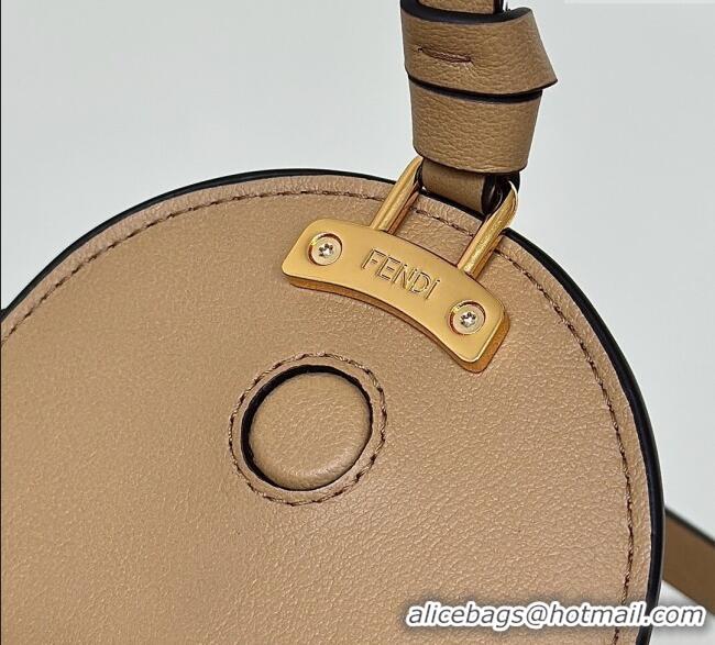 Top Design Fendi Spy Mini Bag in Leather 80888 Beige 2025