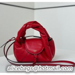 Well Crafted Fendi Spy Mini Bag in Leather 80888 Red 2025